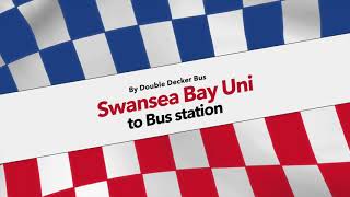 Swansea Bay UNI to Bus Station   4K