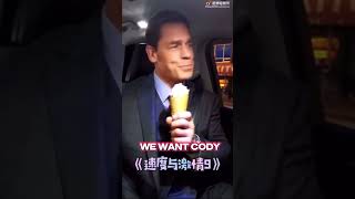 John Cena Enjoys an Ice Cream while offering Cody Rhodes support in Madarin