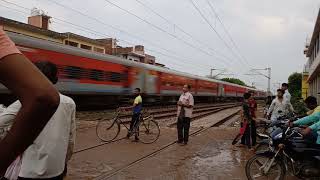 Achalda     railway crossing Gomti Express