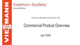 Commercial Product Overview Webinar- April 8th, 2020