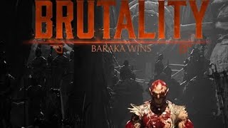 Baraka Brutality combo 15 hit Empty inside Brutality