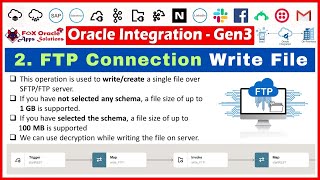 40. FTP write file operation | How to create file in sftp using oic | FTP in oic | OIC tutorials