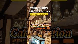 Cake Section Eat for Free on your Birthday *Just bring 1 full paying adult #vikings #buffet #smmoa