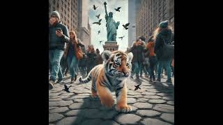 Tiny Tiger Arrives in New York