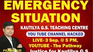 Please Support Kautilya G.S. | Justice For Pradip Sir | Kautilya G.S. Teaching Centre Hacked