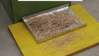 Wood toothpicks production line