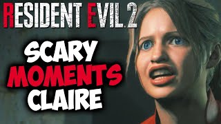 RESIDENT EVIL 2 SCARY MOMENTS - CLAIRE