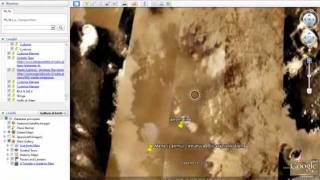 Marte_ una  struttura artificiale _e altre anomalie come acqua liquida_(Google Mars)