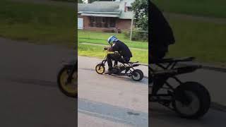 mini bike racing NC vs Bj SC rider