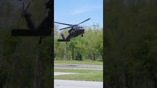 Blackhawk landing at KCGS