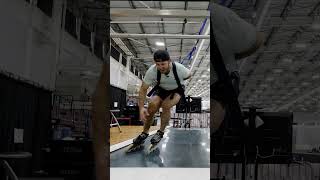 Inline Skating Treadmill Testing Wheels 27mph