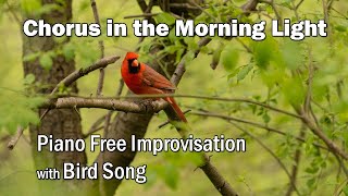 Chorus in the Morning Light | PIANO Free Improvisation with Bird Song