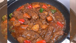 Pork Ribs Caldereta with Gata, Sarsa pa lang ulam na