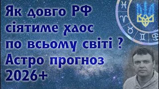 Як довго РФ експортуватиме хаос в інші країни ? Астро прогноз 2026+