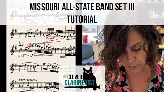 Missouri All State Clarinet Audition Set III - Tutorial