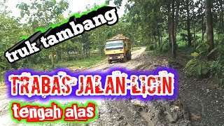 skill sopir tambang trabas alas / truk indo full extrim