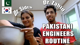 Pakistani Engineers Routine in Korea | A Day In A Life | Pakistani Family Vlogs | Zahid Ali Vlogs