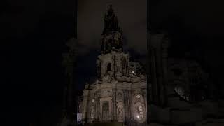 Dresden cathedral rings the bells. #city #cathedral #bells