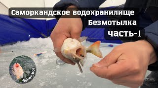 В Темиртау рыба всегда клюет. Зимняя рыбалка. Безмотылка. Часть-1