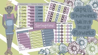 Sticker Haul - Springtime - from Metalhead Planner Shop | Upcoming Release | Etsy Shop Owner