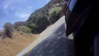 On-Board 2015 Yamaha YZF-R1 Mulholland Drive RAW Un-Editied