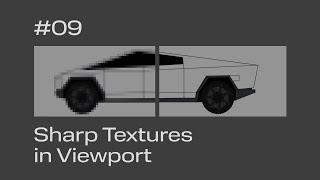 Cinema 4D Quick Tip #09 - Sharp Textures in Viewport