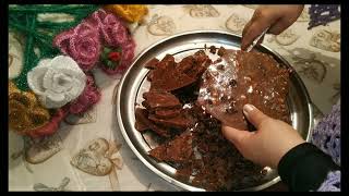 Making chocolate-flavored sugar.#🍀Çikolata aromalı şeker yapımı.