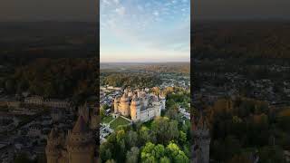 Château de Pierrefonds at Sunset in 4K | Spectacular Golden Hour Views