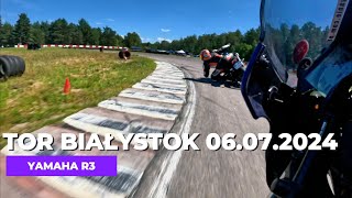 Yamaha R3 - Tor Białystok, Track Day RZ4, 06.07.2024