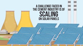 Novel method to remove scaling from solar panels