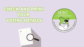 How To Check Your VOTING DETAILS and Print