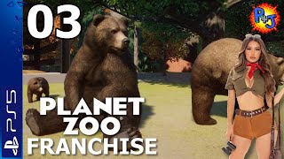 Let's Play Planet Zoo PS5 Console | Franchise Gameplay Ep. 3: Grizzly Bear Enrichment & Environment