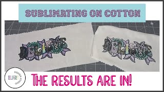 SUBLIMATE ON COTTON HACK | DTF