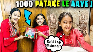 1000 पटाखे ले आये!😱 Diwali Crackers Testing🧨🫶 | Samayra Narula Vlogs | Samayra Narula and Family