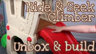 Little Tikes Hide & Seek Climber unboxing and build