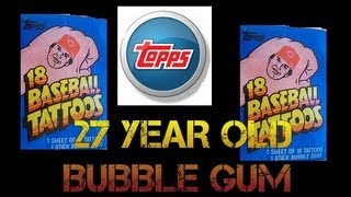 Eating 27 Year Old Bubble Gum | Supermadhouse83