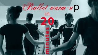 Ballet class workout. Warm-up in 20 minutes (Vaganova method)