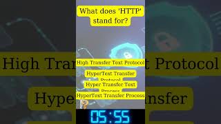 What does 'HTTP' stand for?