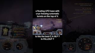 this the best C.A.M.P? In #FALLOUT ? #melogames #boss #camp #gaming #gamingmoments #ufo #spaceship