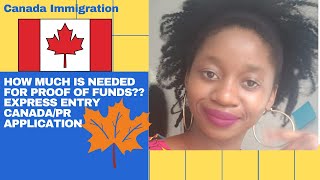 Proof of funds for Express Entry|Canadian Immigration|PR Application#expressentry#skilledworkers