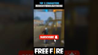 "Top 3 Characters in Free Fire Jo Players Ne Ignore Kar Diye!"| #shorts #trending #freefire