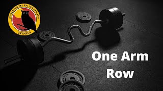 One Arm Row Demonstration (Strength in Wisdom Fitness)