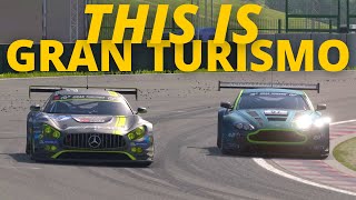 Gran Turismo 7: Proper Racing, including an impossible overtake