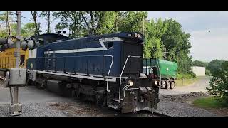 Check This Out! Charlotte &Western Running on old P&N railroad tracks in Gastonia North Carolina