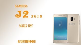 Samsung J2 2018 Screen Scratch Test with Tools