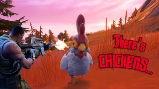 There are CHICKENS in Fortnite...