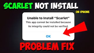 How to fix unable to install Scarlet on iPhone iOS 18 |Install Scarlet on iPhone 18 |Scarlet Revoked