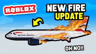 NEW CABIN FIRE UPDATE in Cabin Crew Simulator (Roblox)