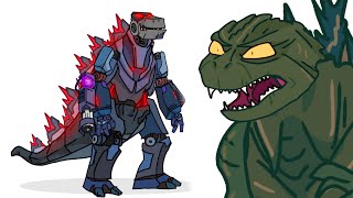 Making PRIME MECHA-GODZILLA and more… (Triangle vs monkey)