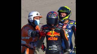 remy gardner and marcos ramiez, fp2 moto2 algarve 2021 big crash